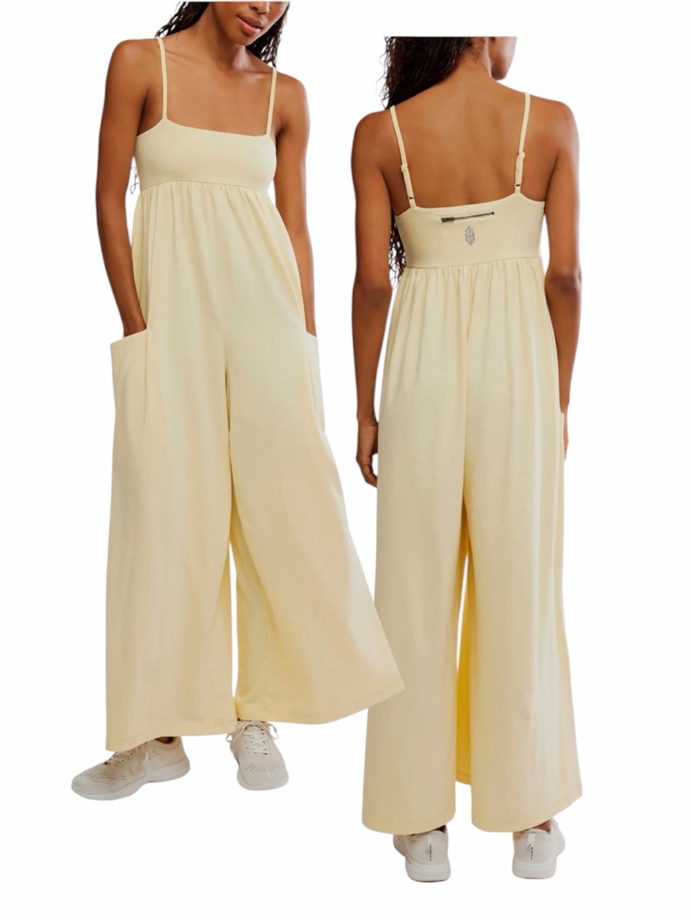 Hot shot strappy stretch jumpsuit